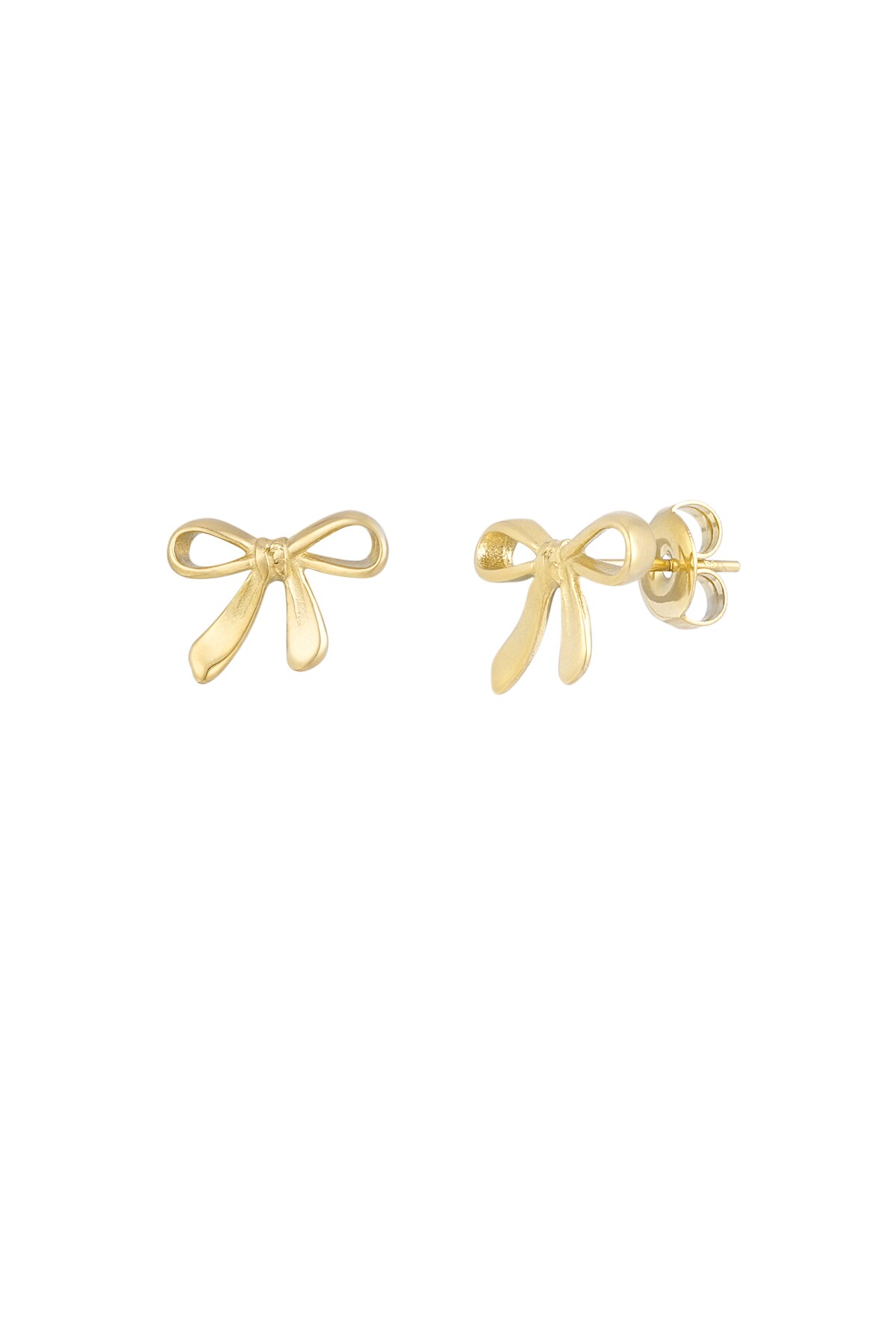 Earrings bows dream - Gold color 