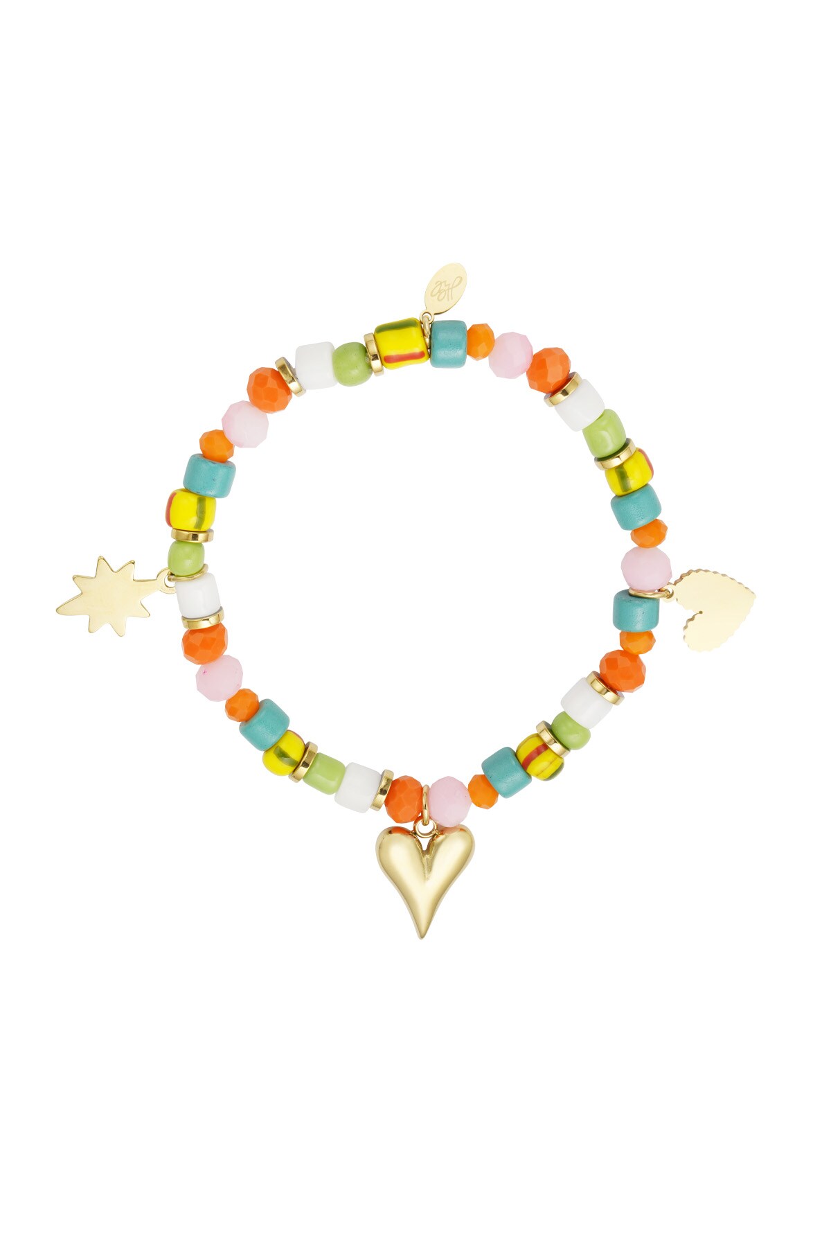 Colorful bracelet heart club - multi  h5 