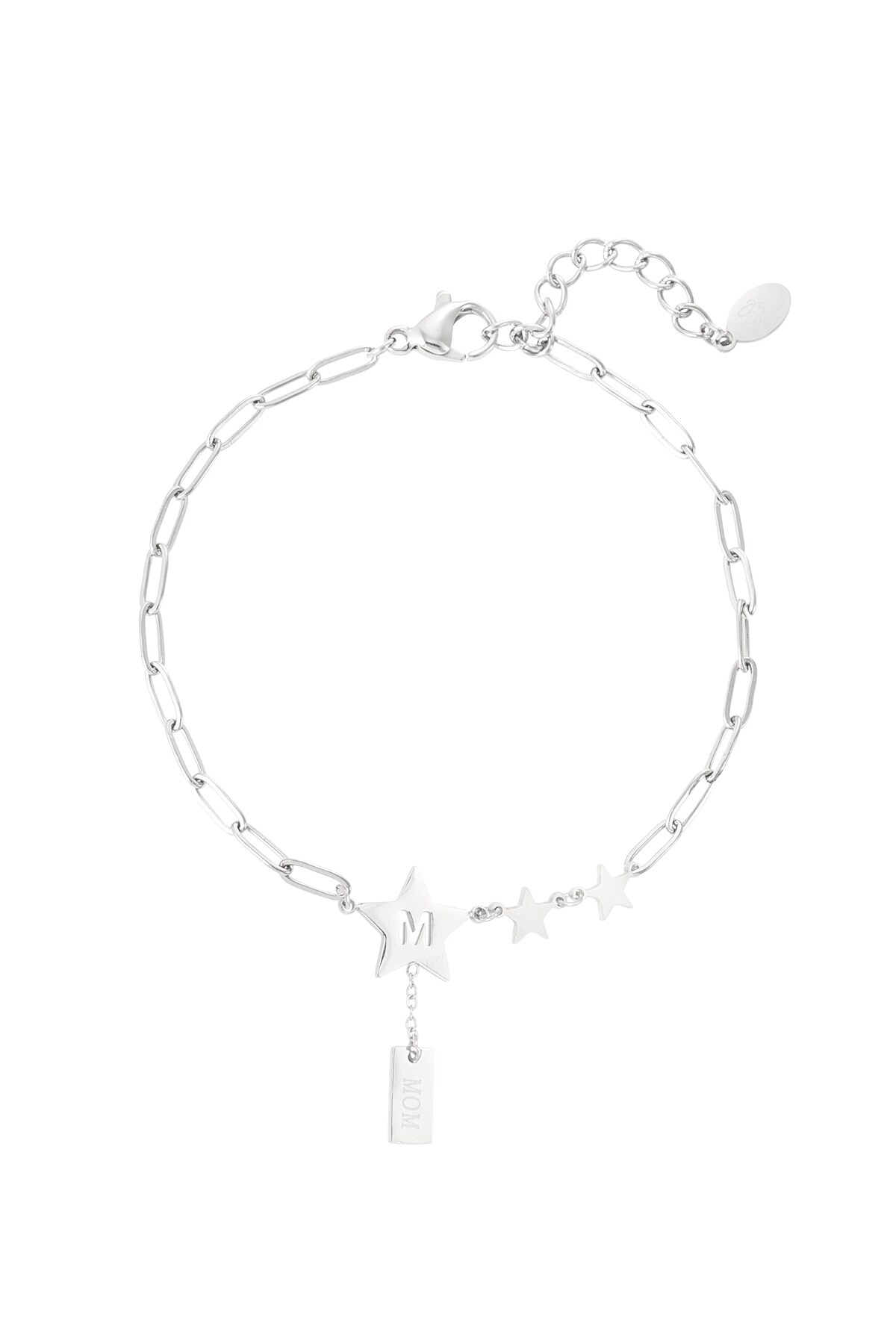 Bracelet infinite grace - Silver color h5 Picture3