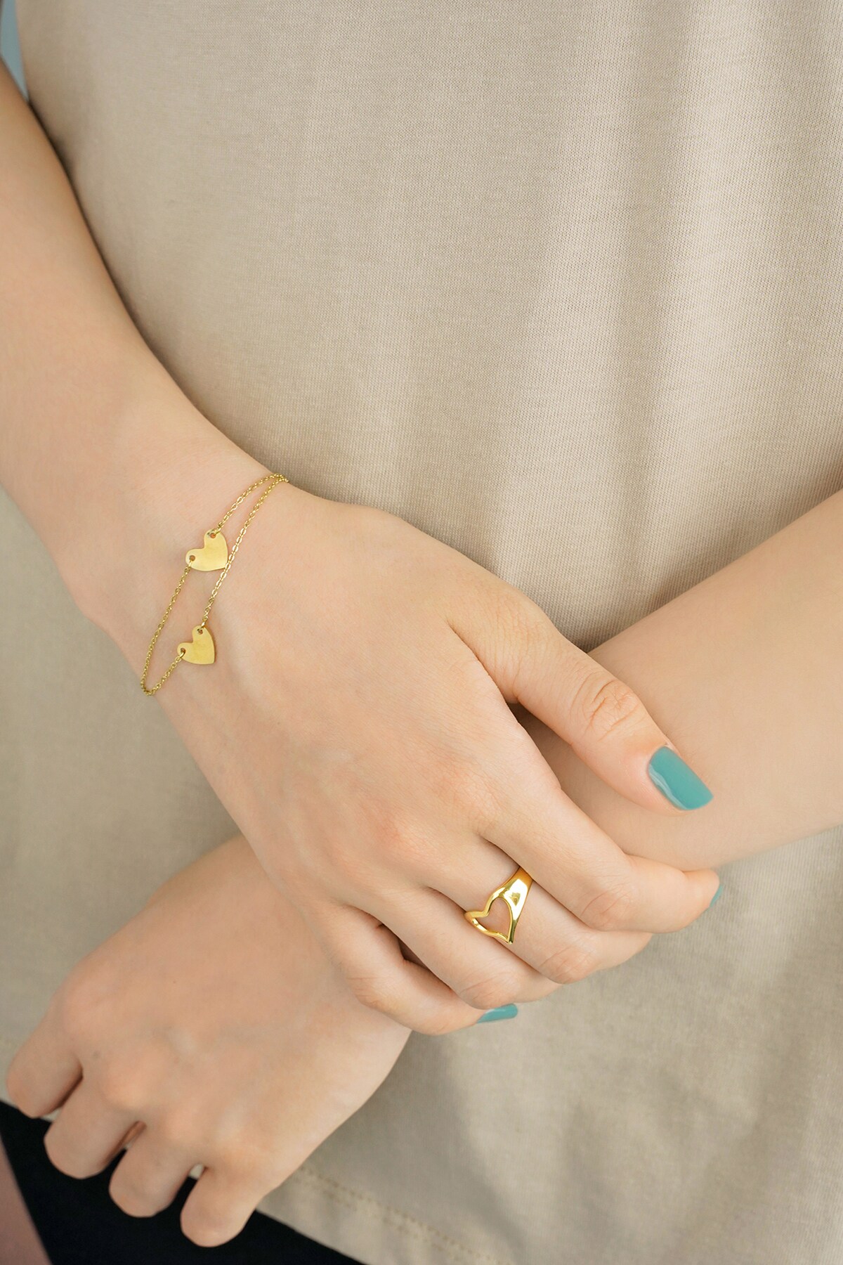 Bracelet enduring affection - Gold color Picture2