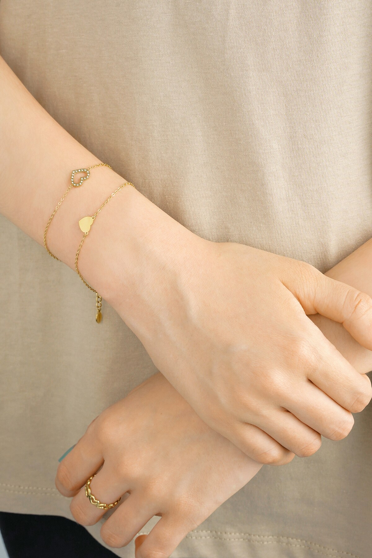 Bracelet forever bond - Gold color h5 Picture2