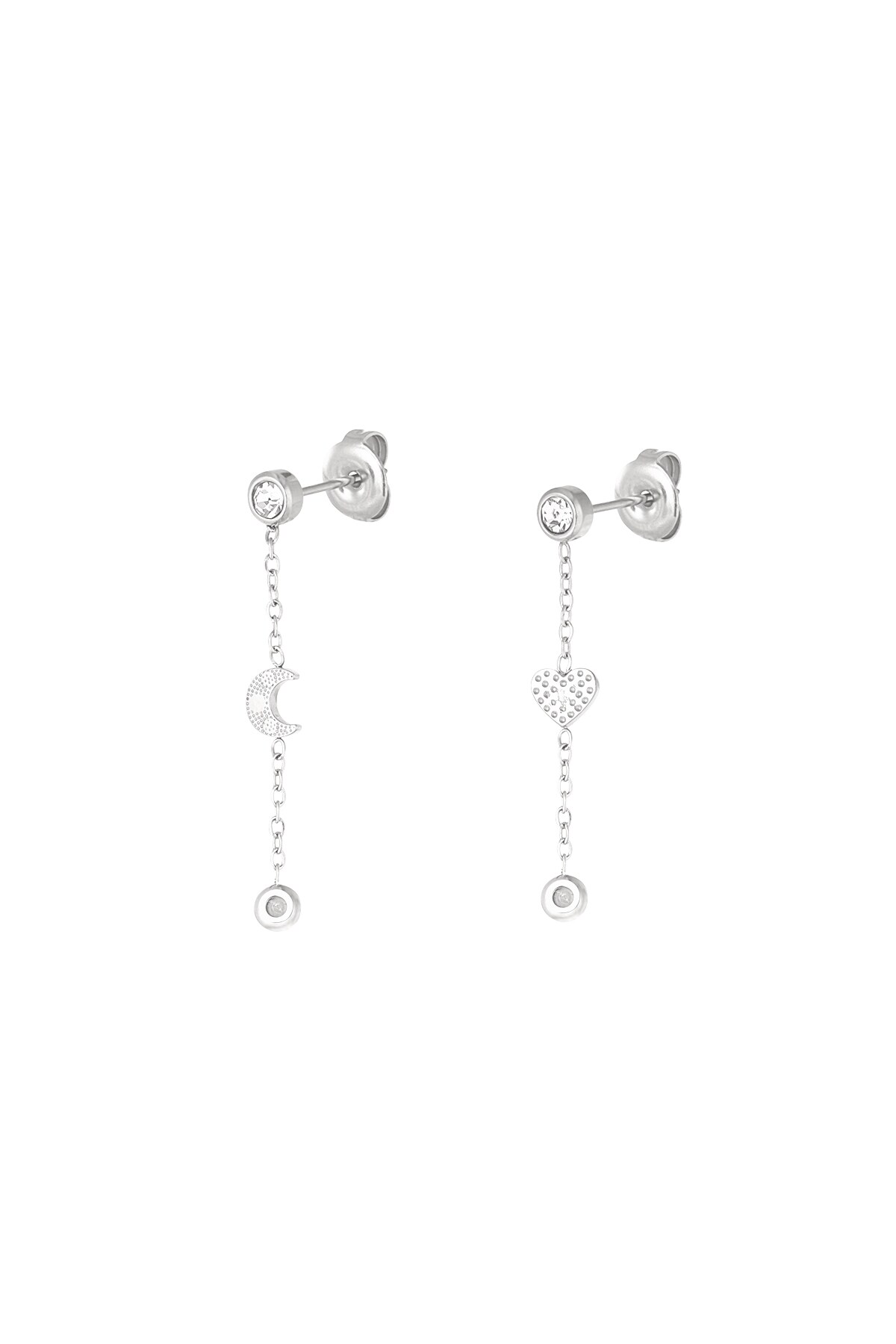 Moonlight earrings - Silver color h5 Picture5