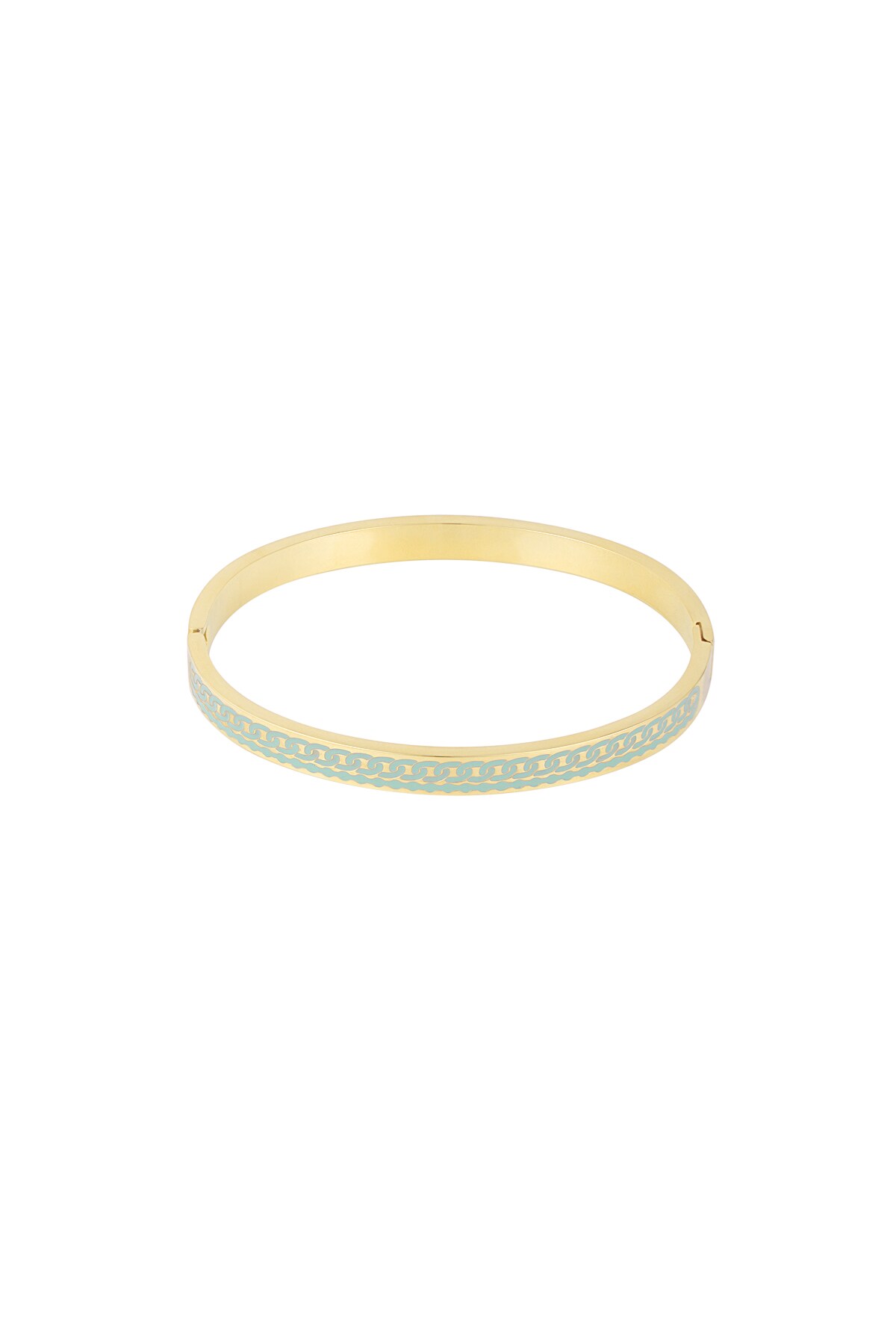 Colored slave bracelet - light blue  