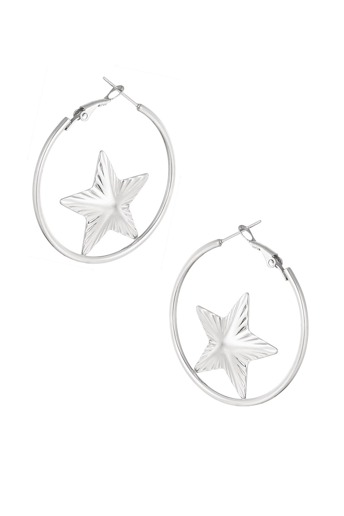 Earrings starry fabulicious - Silver color h5 