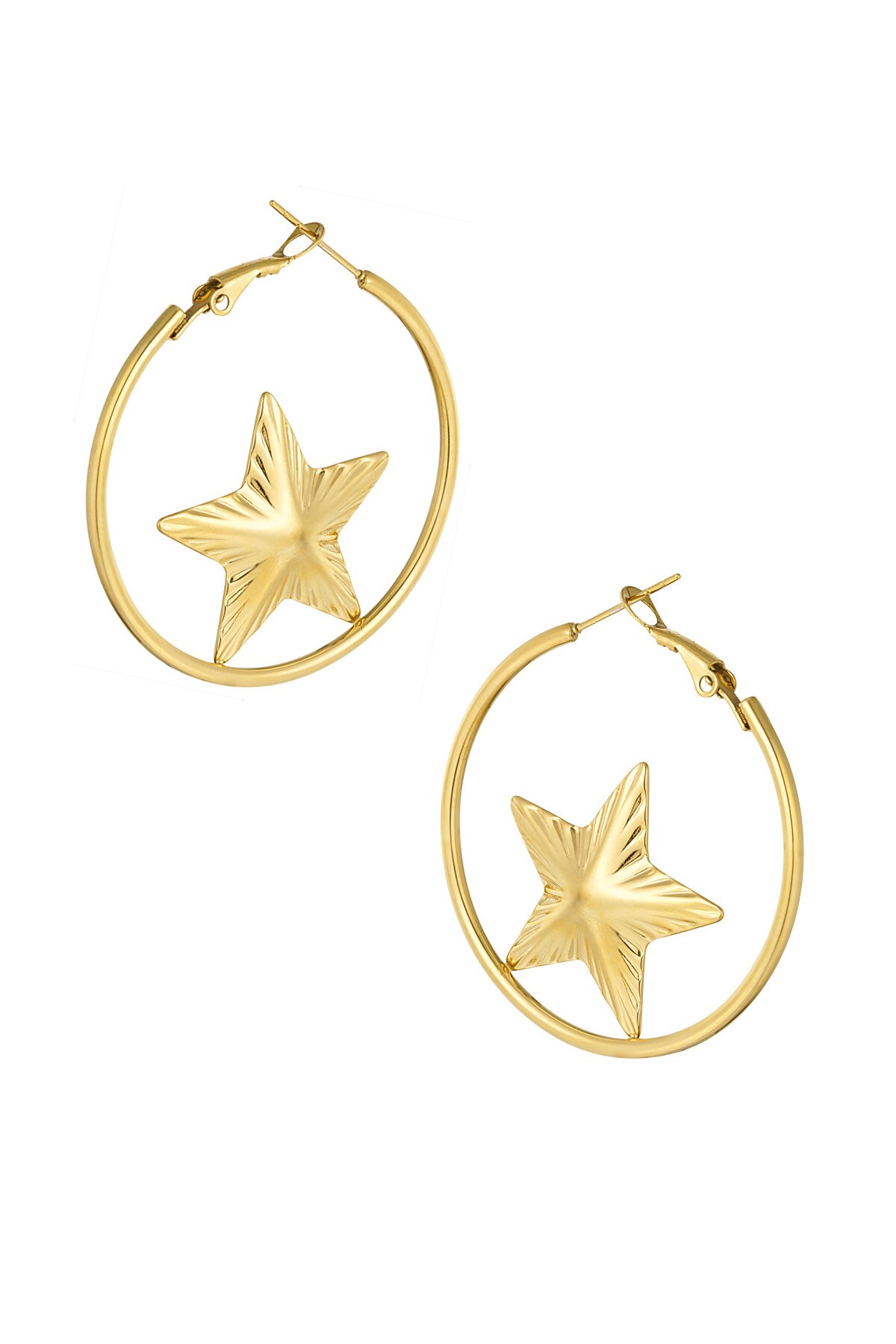 Earrings starry fabulicious - Gold color h5 