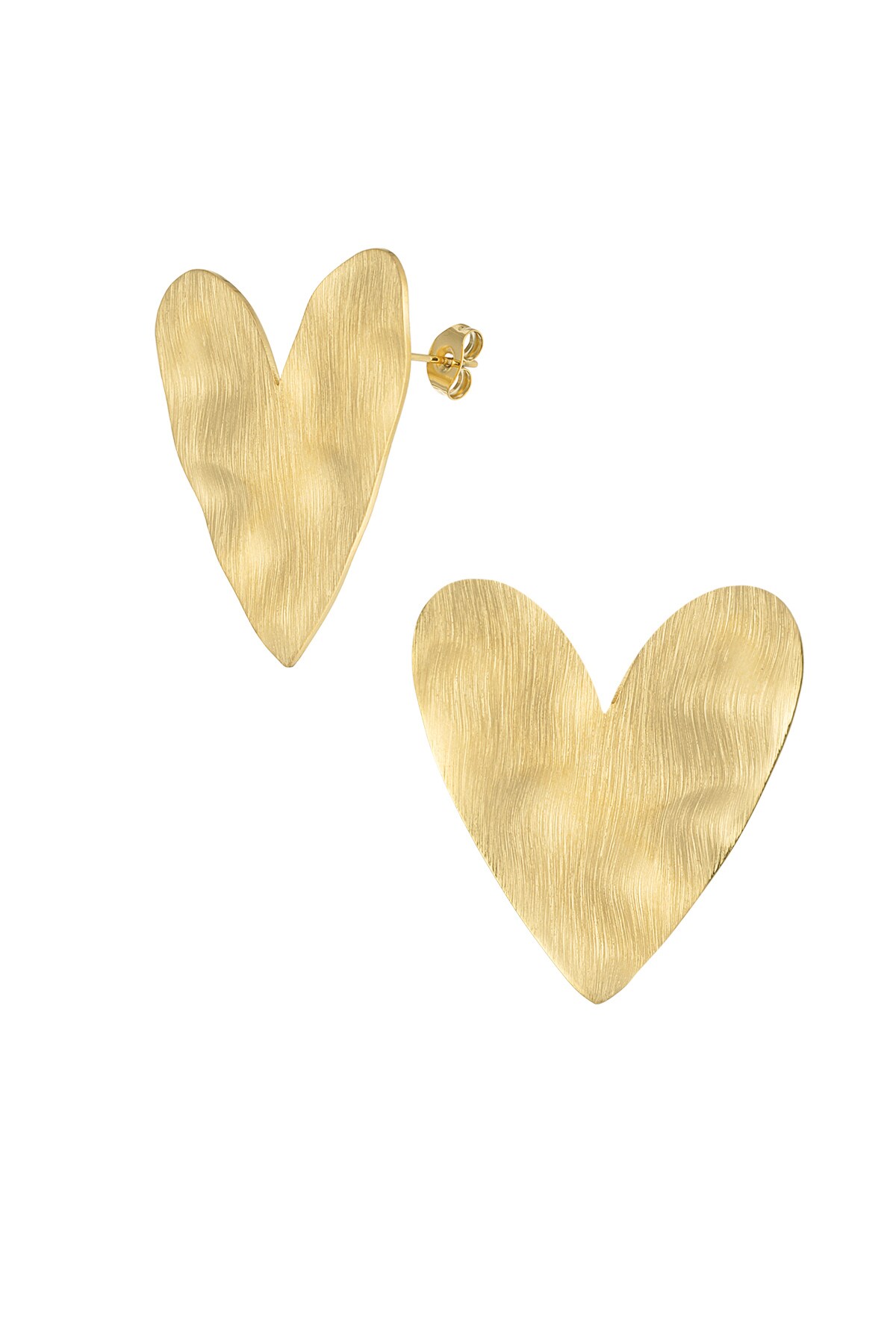 Earrings lovers club - Gold color h5 