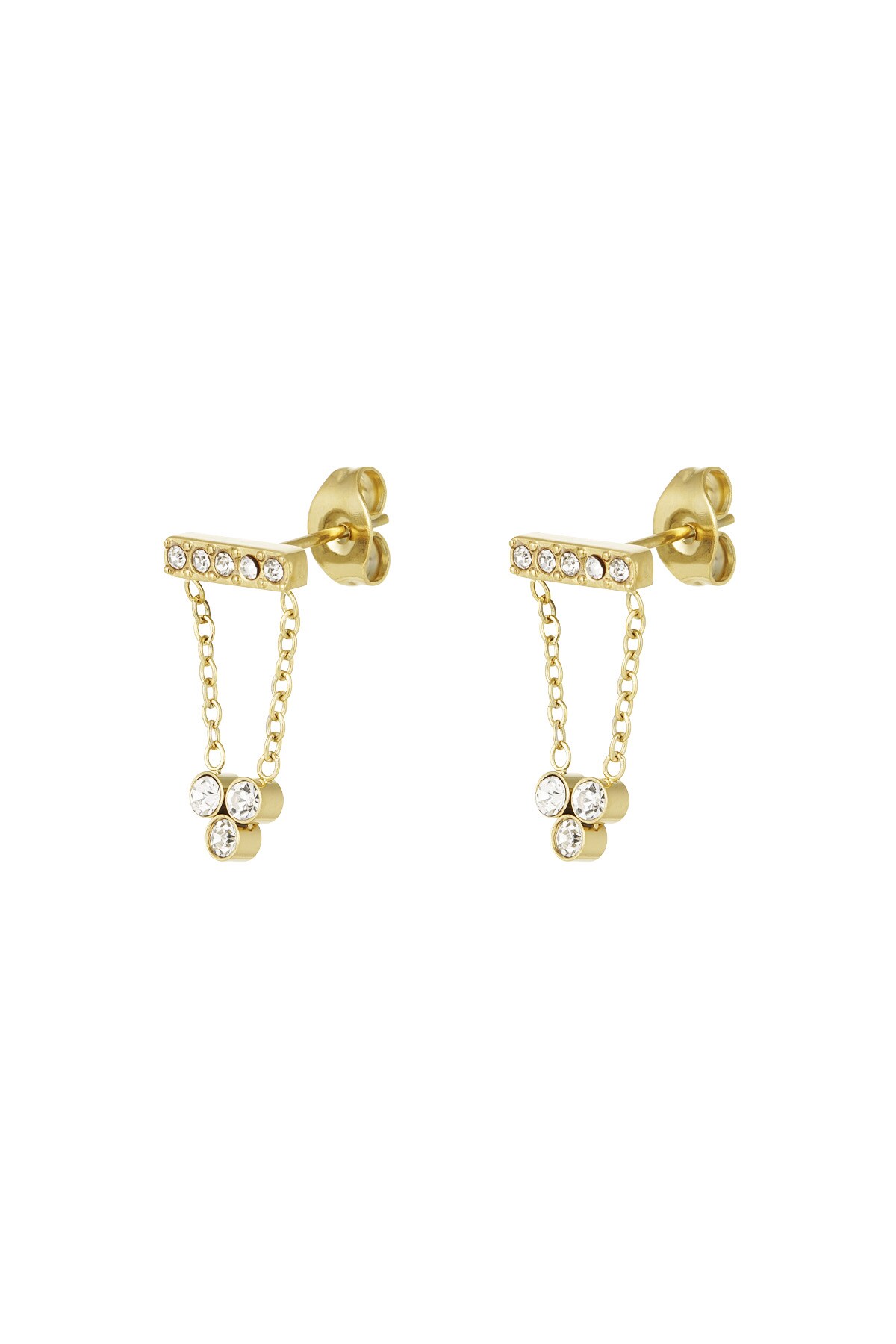 Earrings fancy fair - Gold color h5 