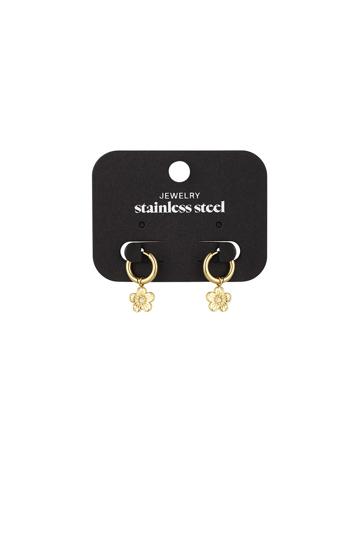 Flower fiesta earrings - Gold color h5 Picture3