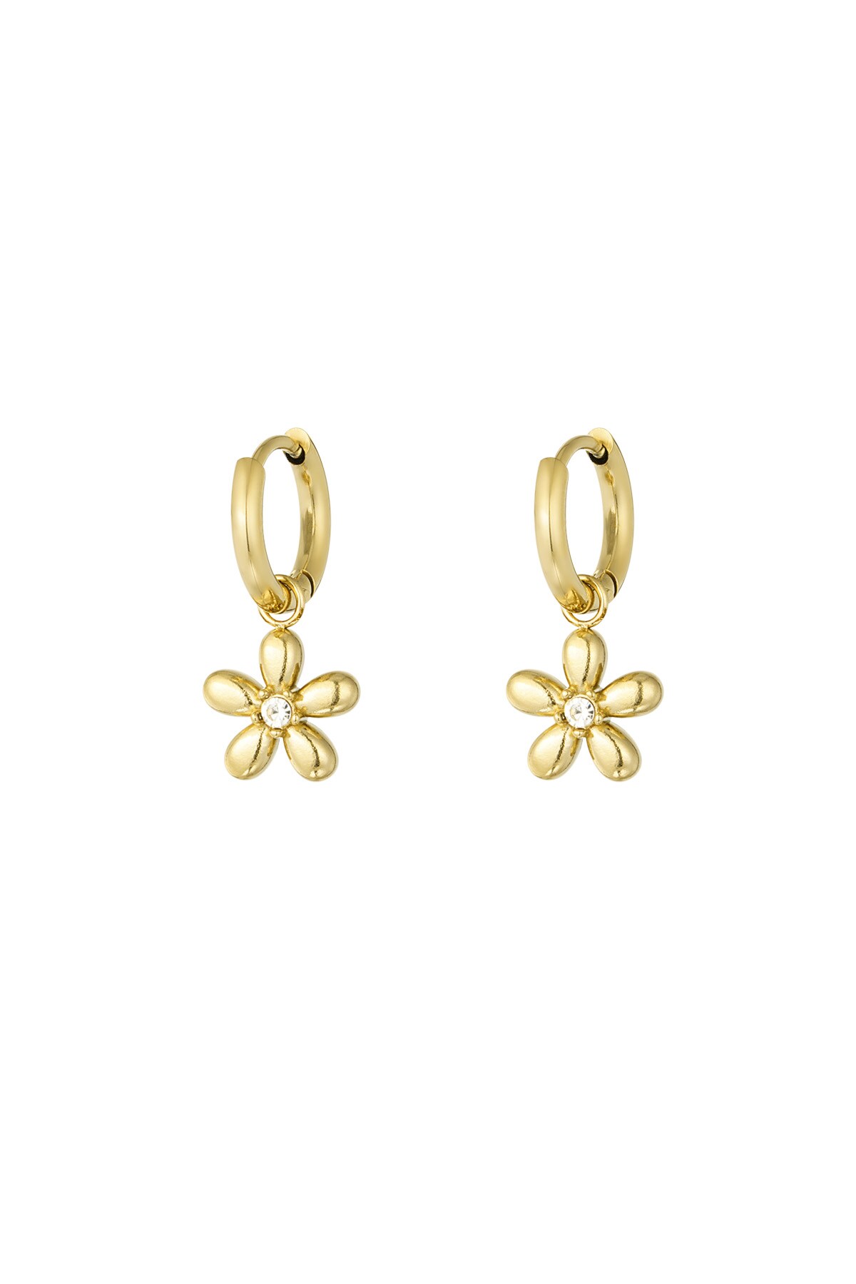 Earrings daisy doo - Gold color h5 