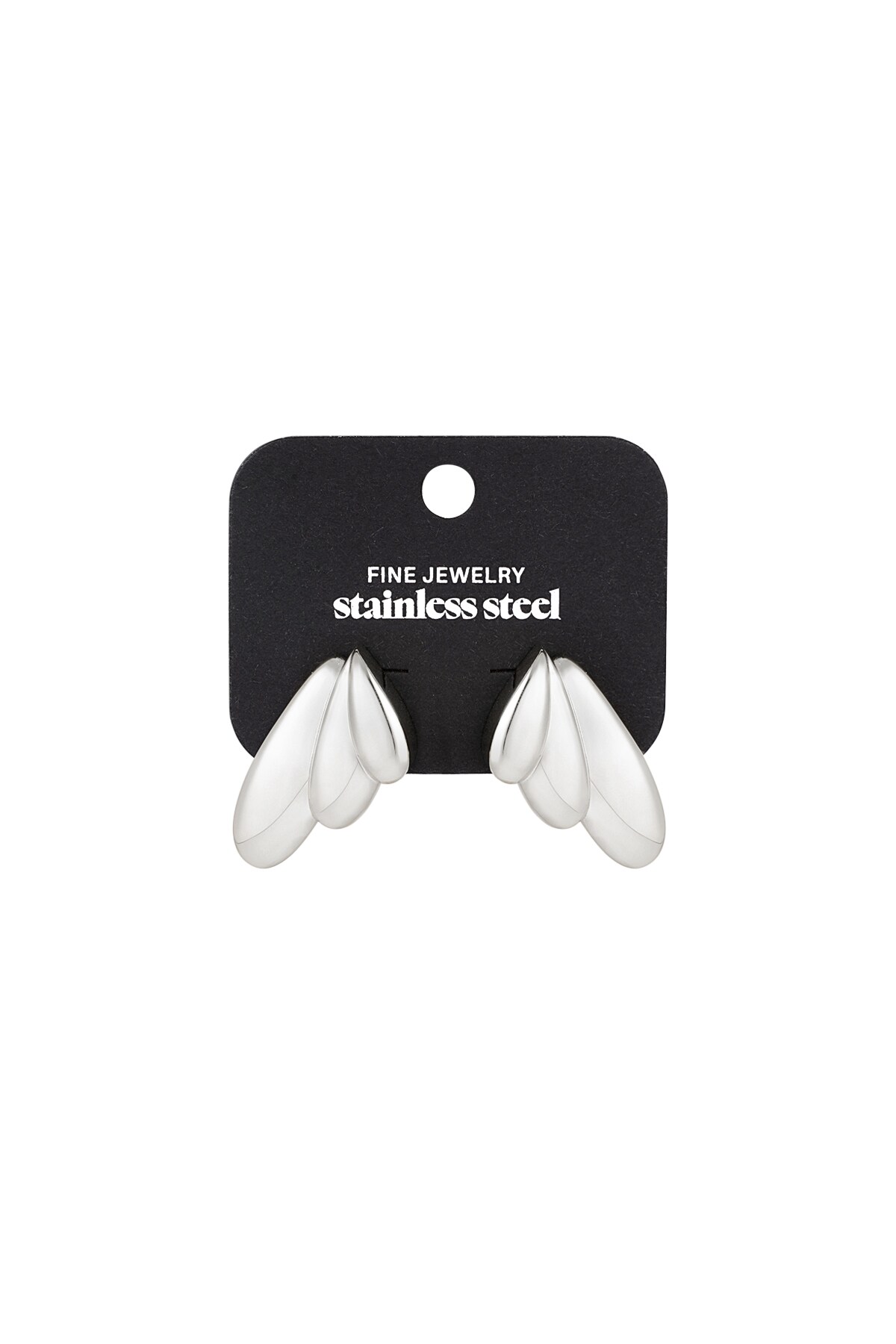 Earrings summer wings - Silver color Picture3