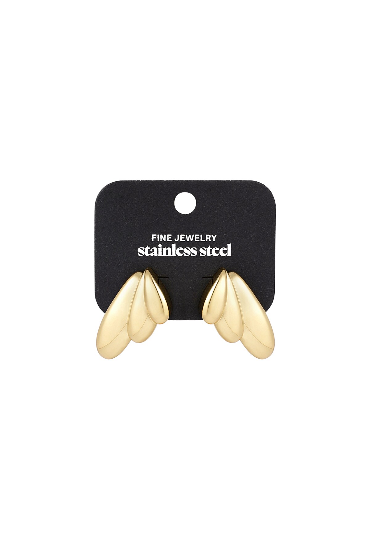 Earrings summer wings - Gold color Picture3