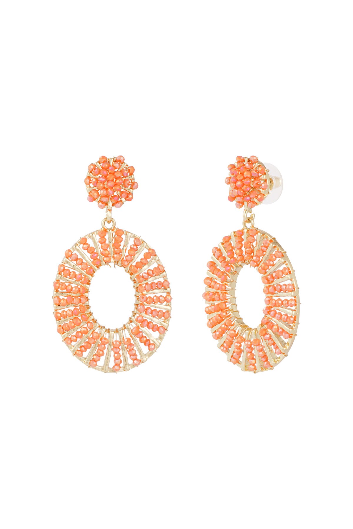 Bead Bliss Earrings - orange h5 