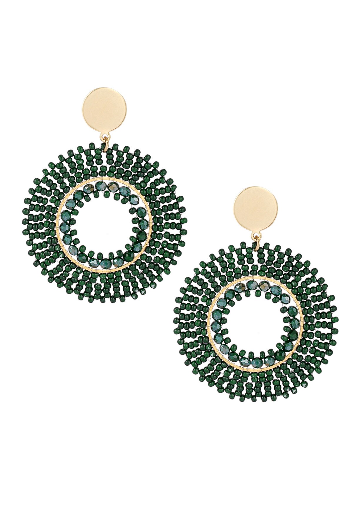 Summer Bliss Earrings - dark green h5 