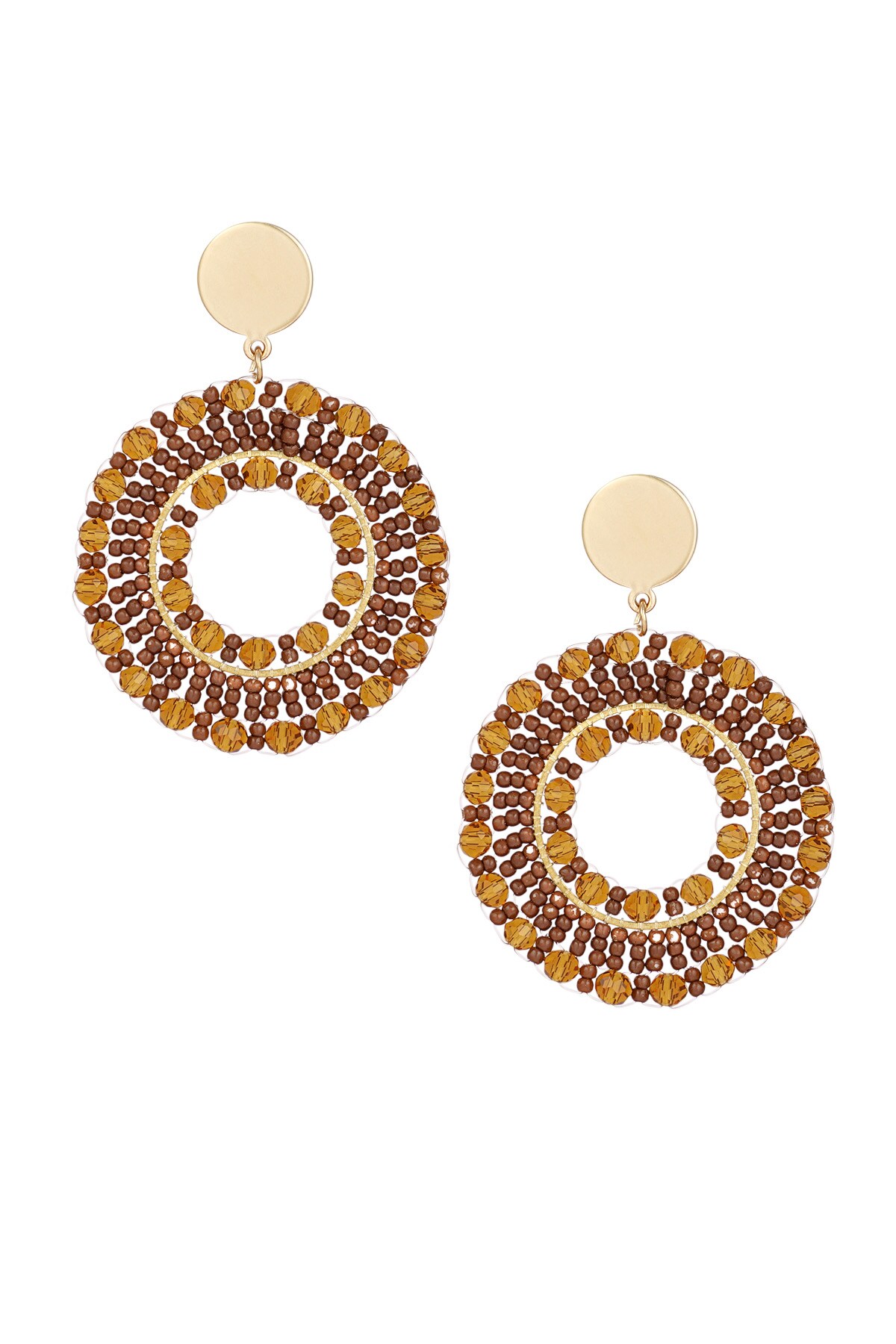 Colourful Joy Earrings - Beige h5 