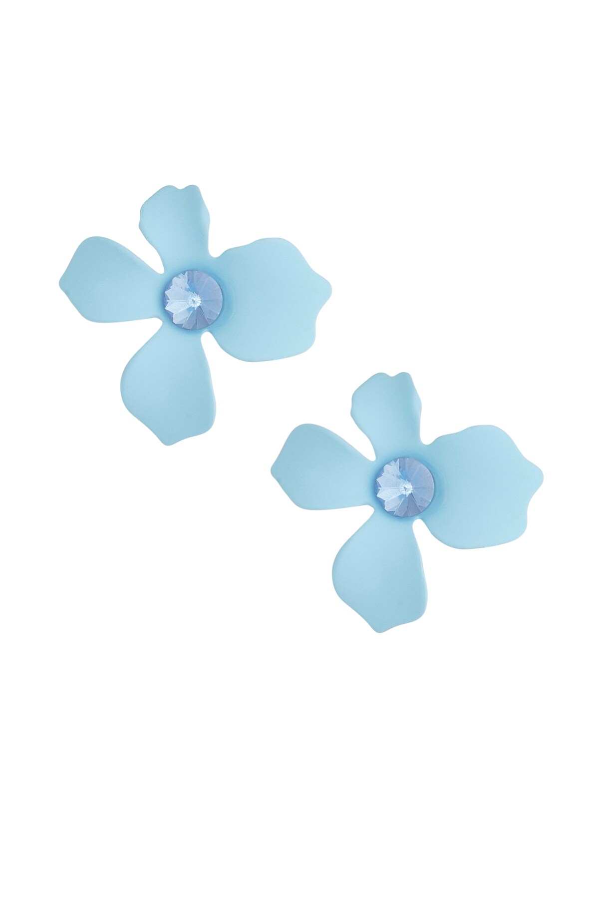 Summer flower earrings - blue h5 