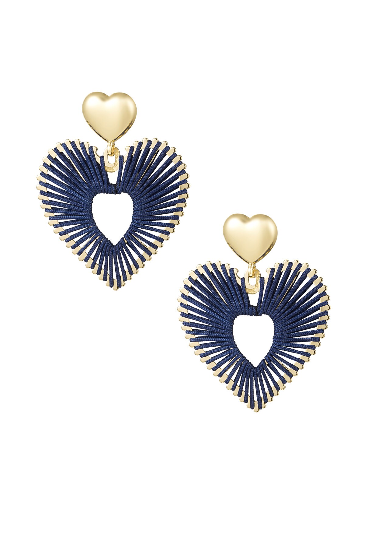 A Touch of Love earrings - dark blue h5 