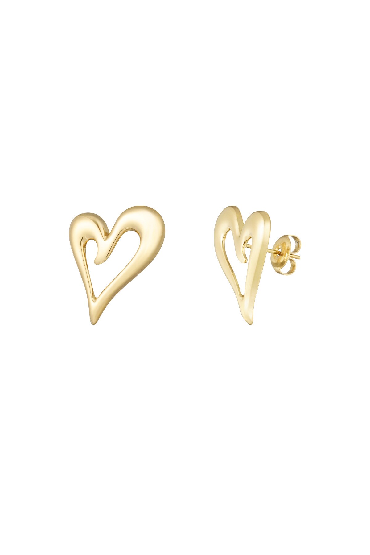 Feeling Loved earrings - Gold color 