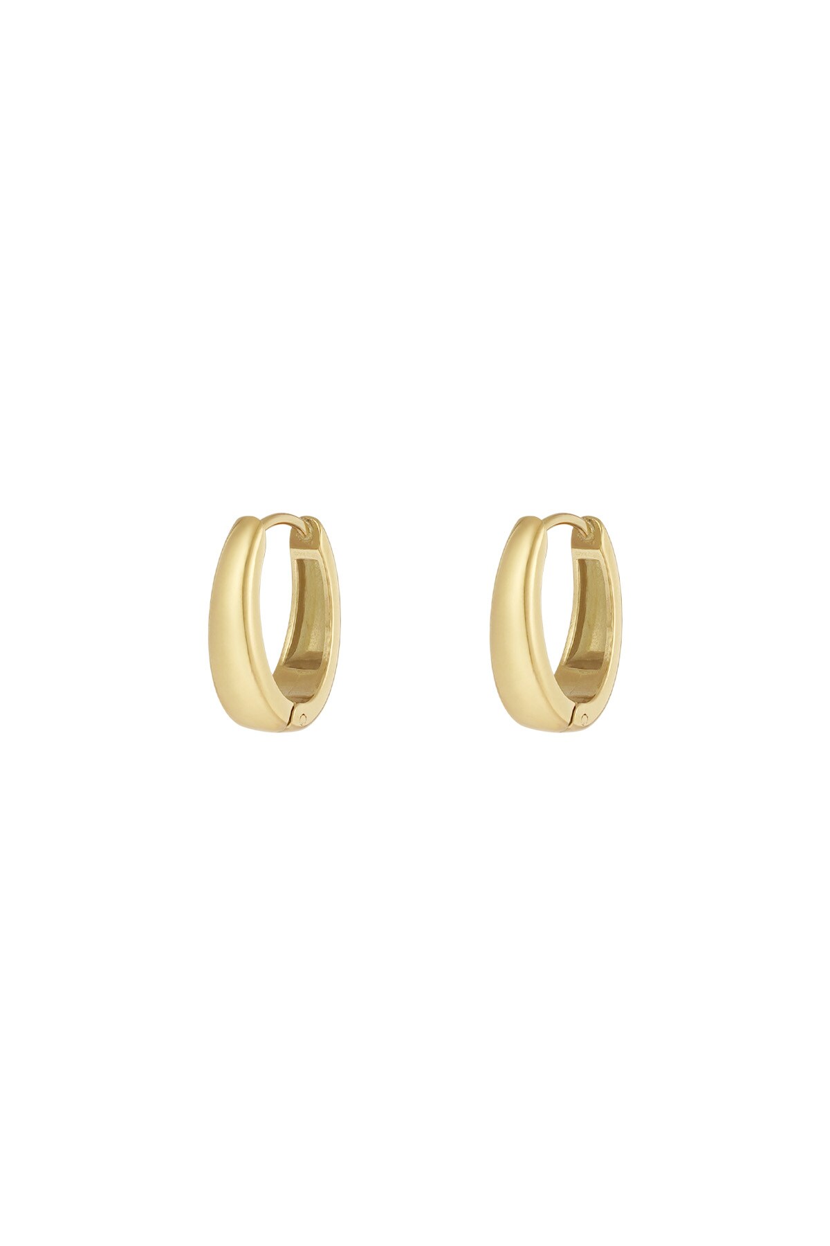 Graceful mini hoops earrings - Gold color h5 