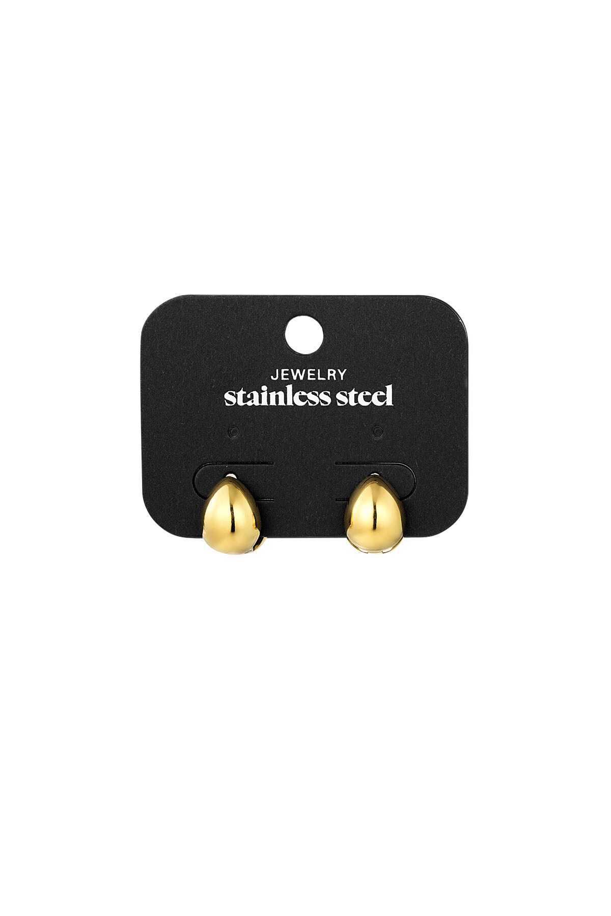 Earrings drop shape - Gold color h5 Picture3