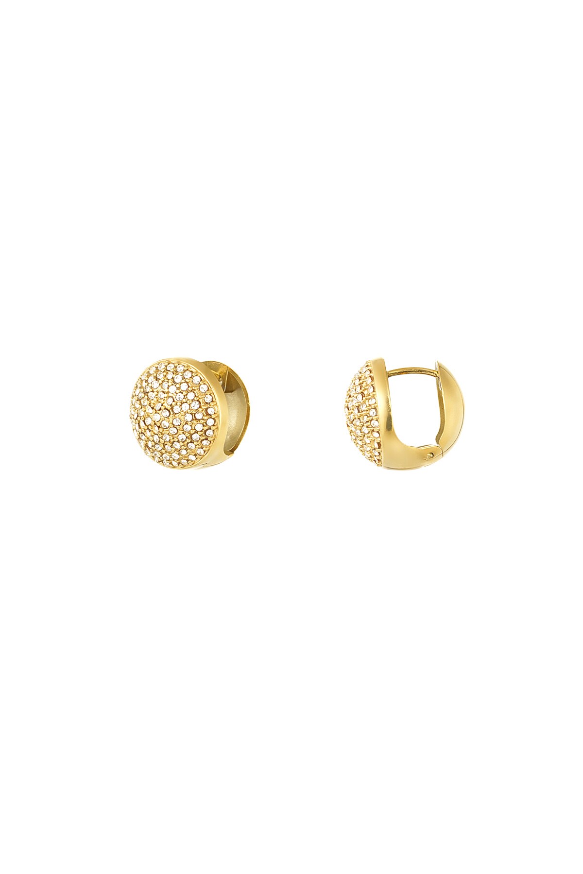 Earrings sparkle everyday - Gold color h5 