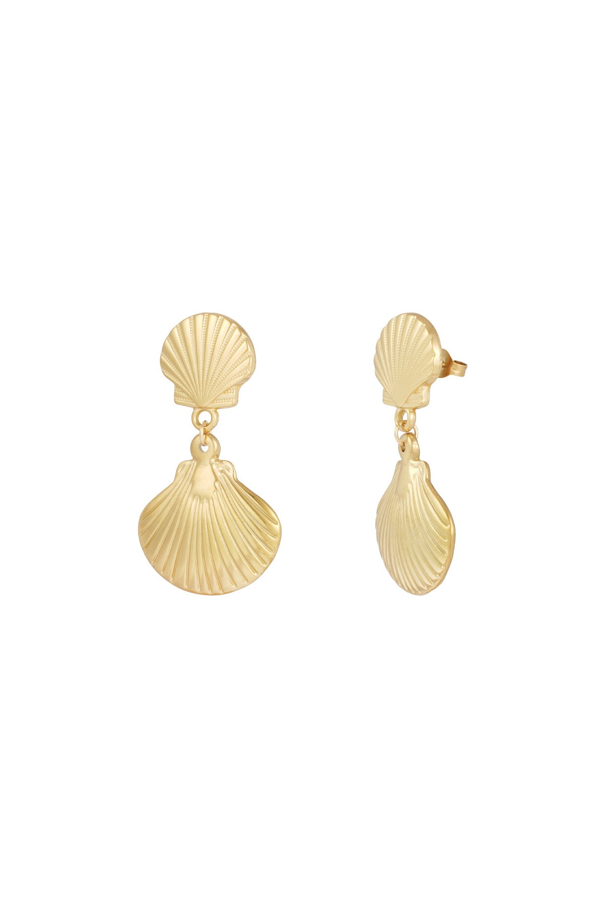 Beachy breeze earrings - Gold color 