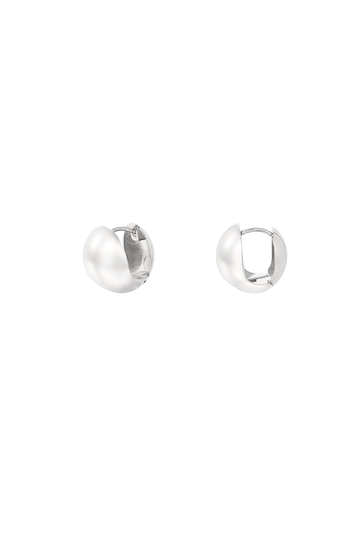 Earrings basic babe - Silver color 