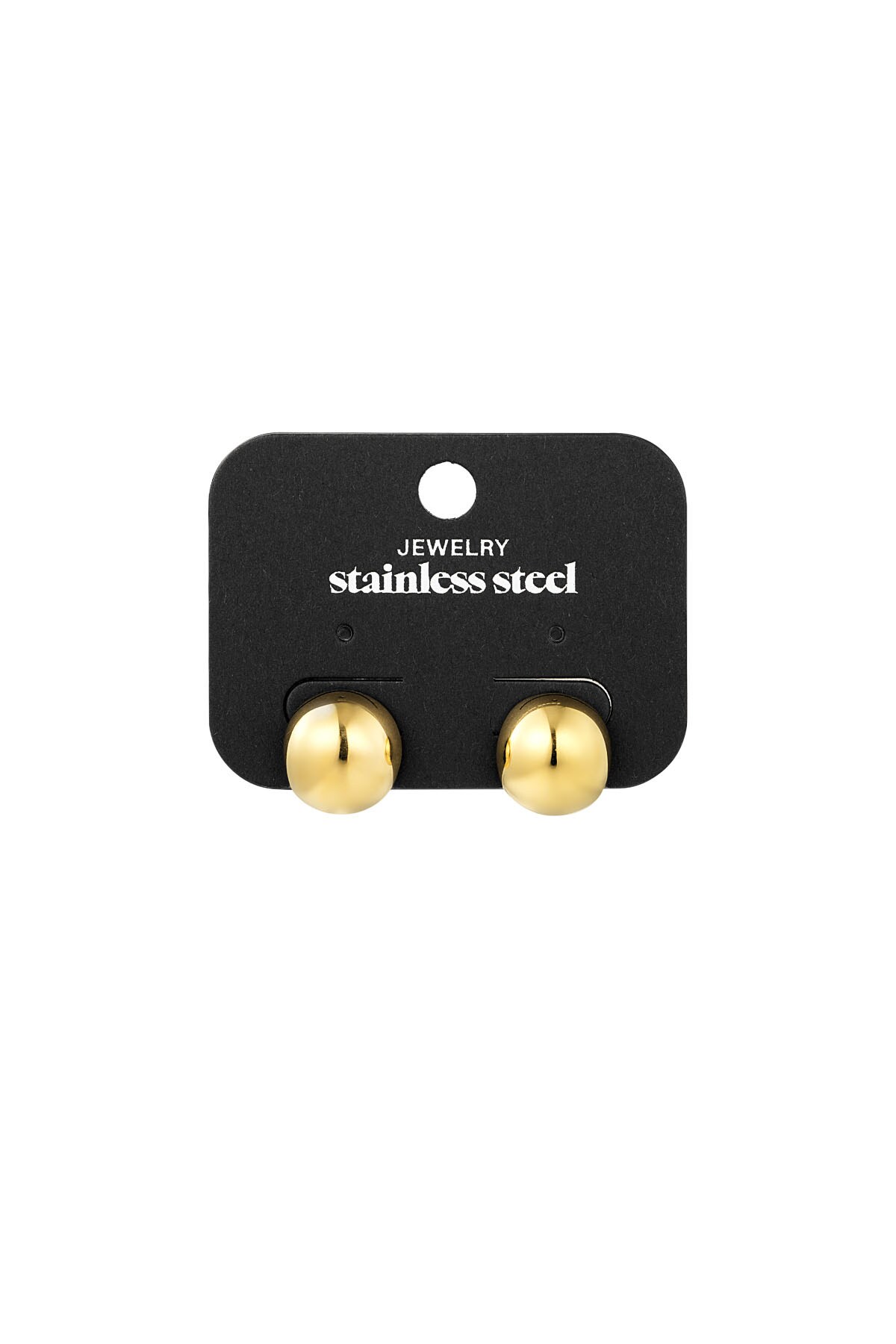 Earrings basic babe - Gold color h5 Picture3