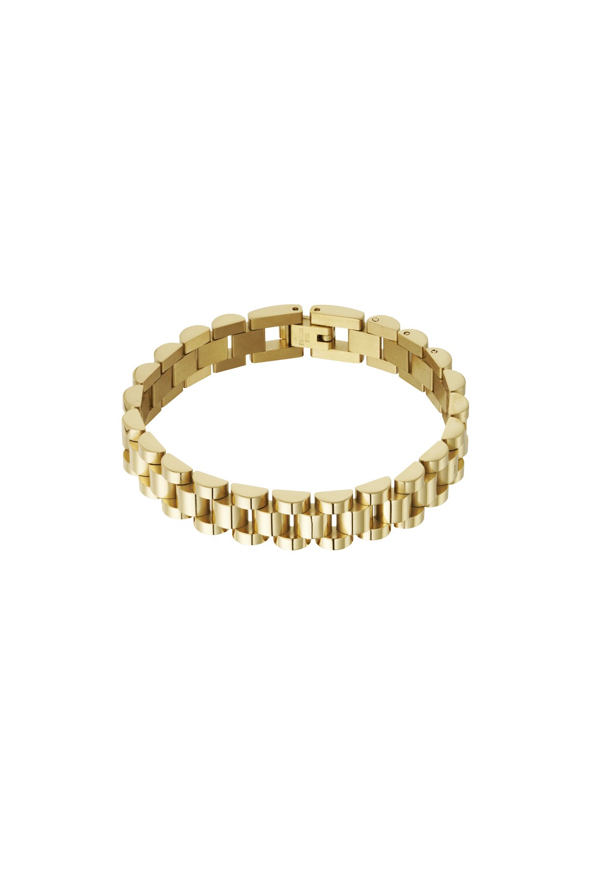 Classic link bracelet - Gold color h5 