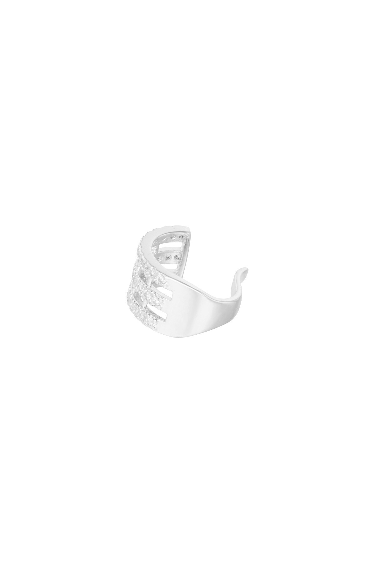 Earcuff Dazzle - Silver color h5 Picture4