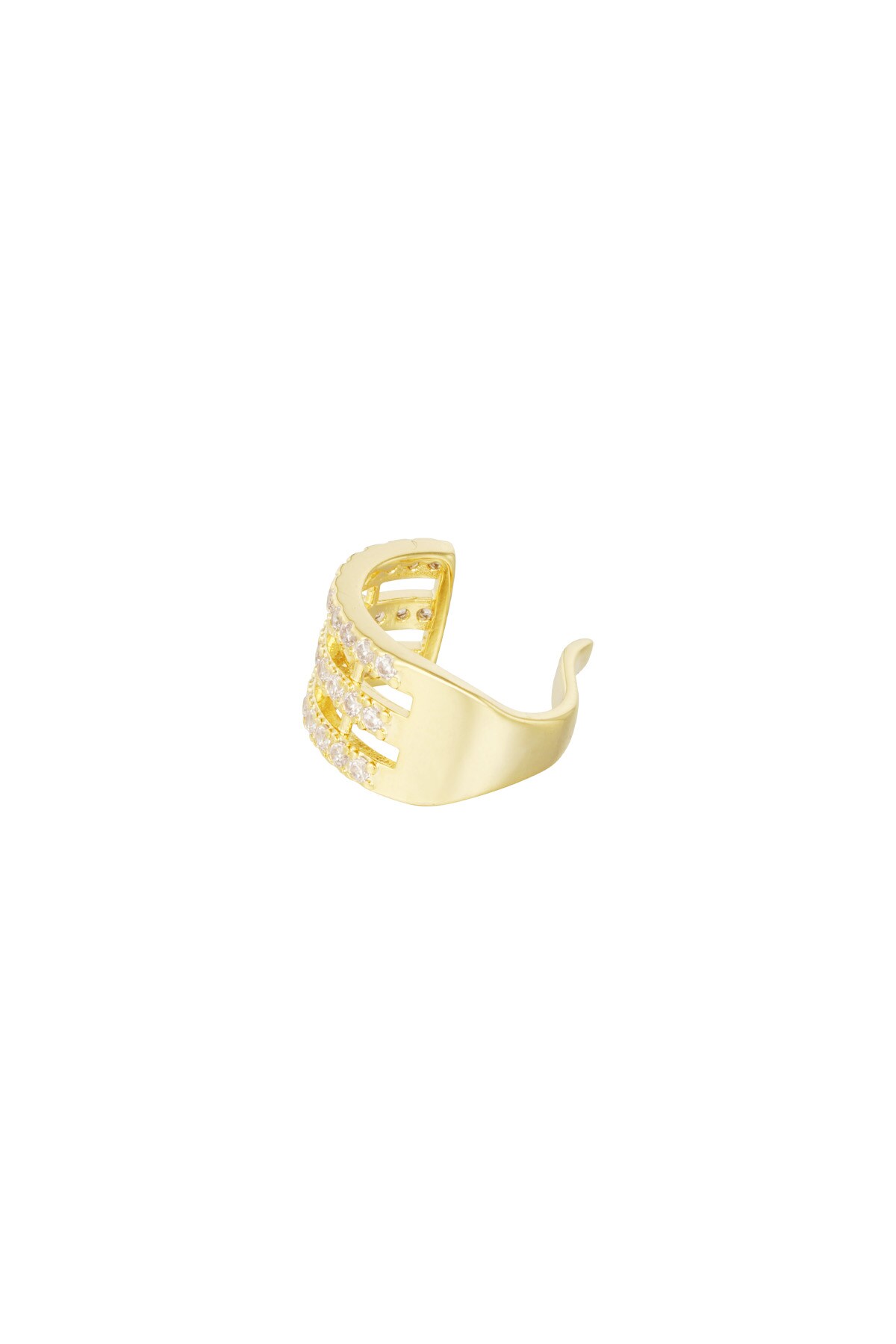 Earcuff Dazzle - Gold color h5 Picture4