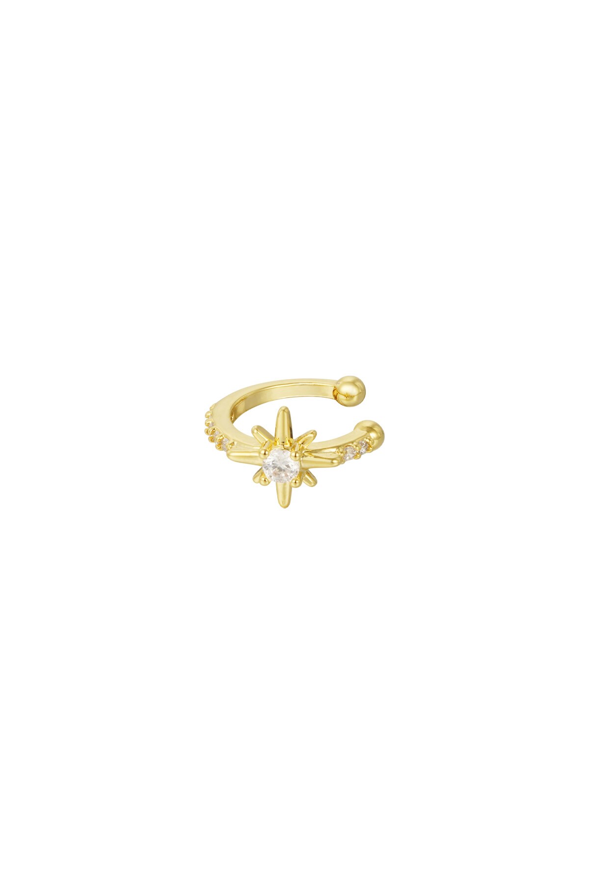 Earcuff Twinkle - Gold color h5 