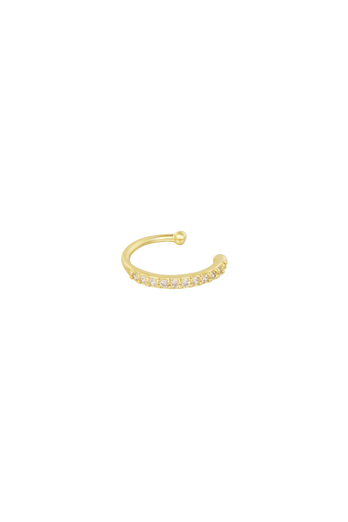 Earcuff Sparkle - Gold color 