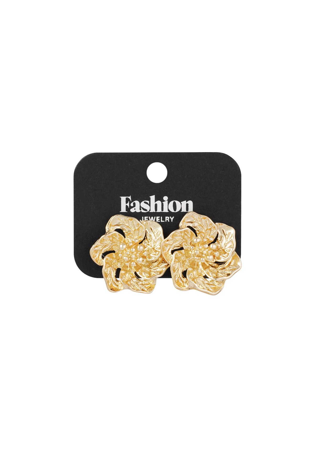 Luminous flower earrings - Gold color Picture3