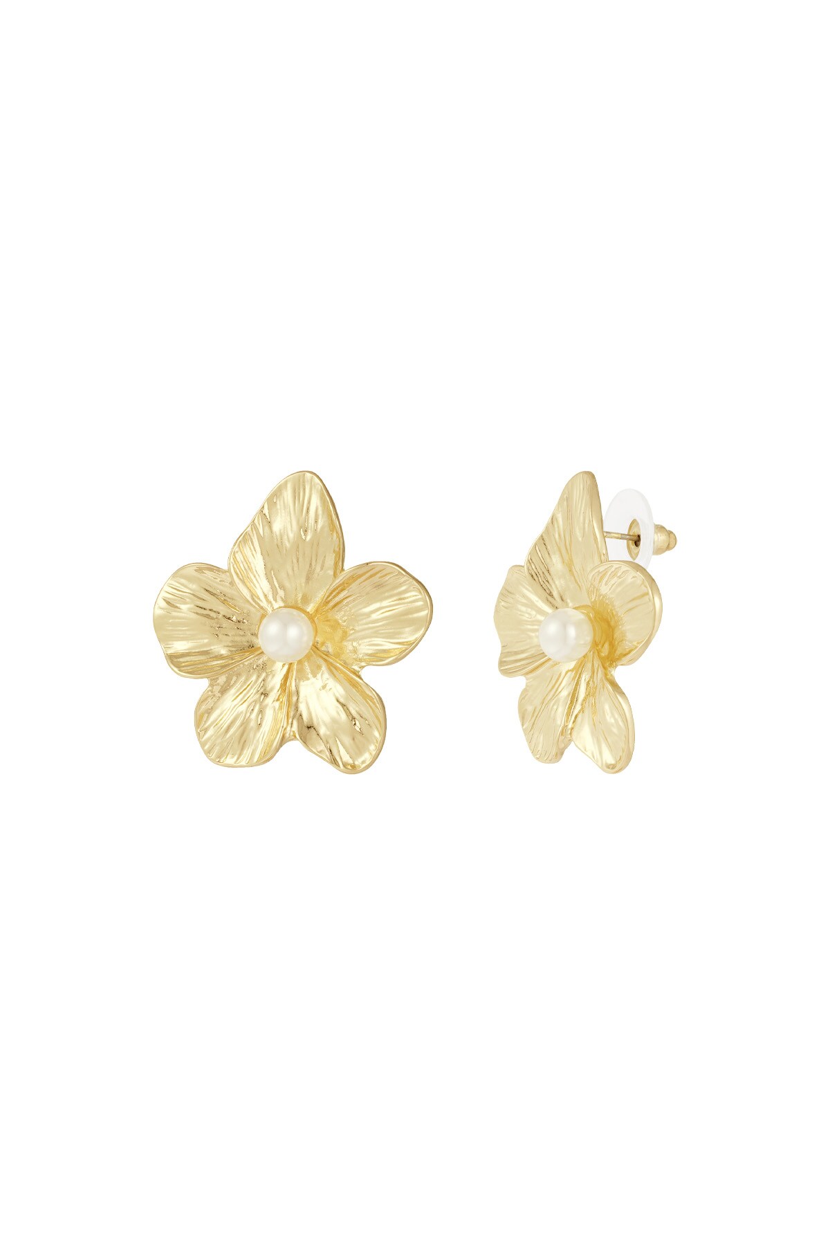 Hawaiian Pearl earrings - Gold color h5 