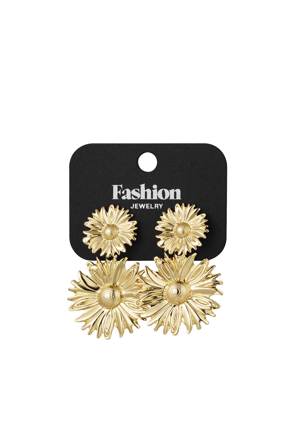 Earrings busy bouquet - Gold color h5 Picture3