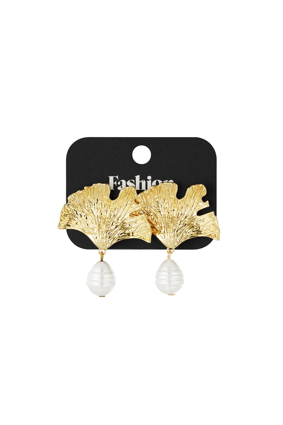 Pearl essence earrings - Gold color h5 Picture3