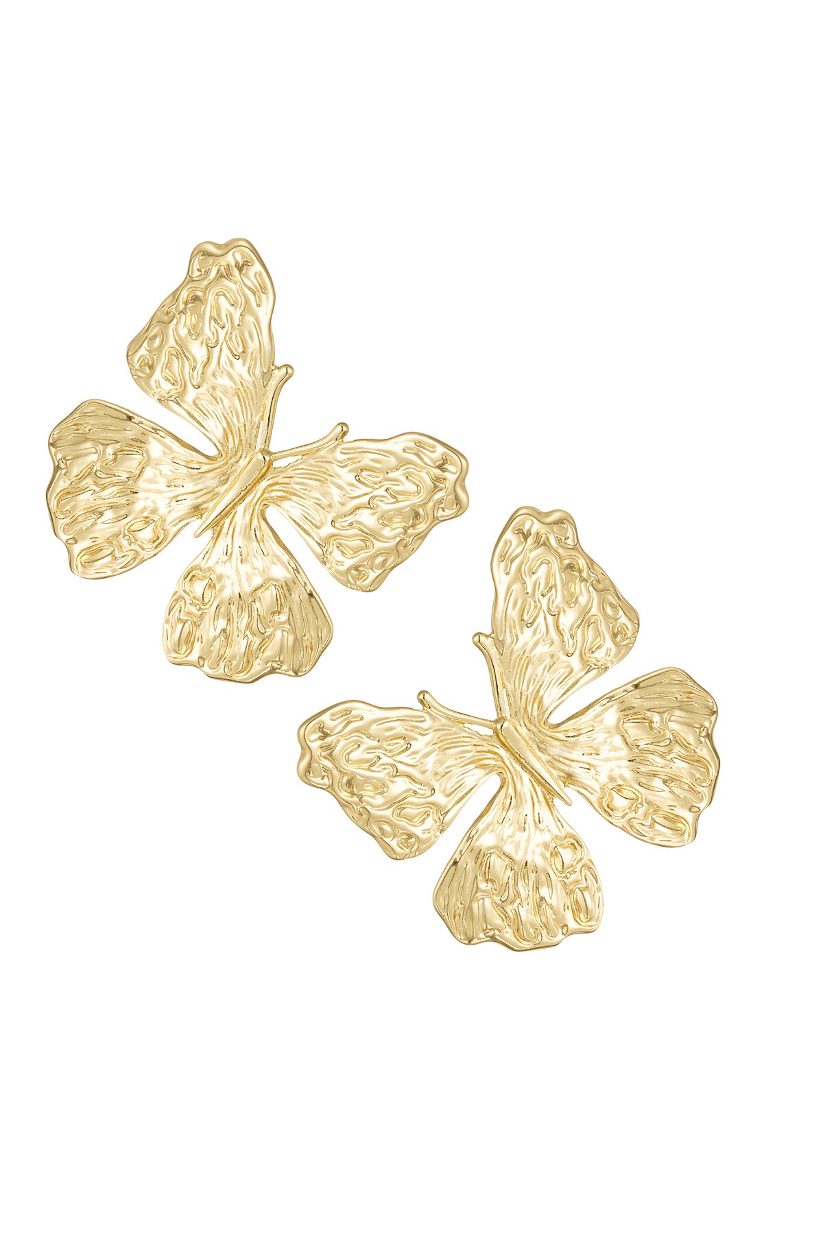 Earrings butterfly business - Gold color h5 