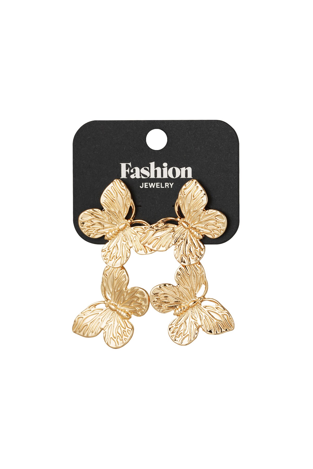 Delicate wings earrings - Gold color Picture3