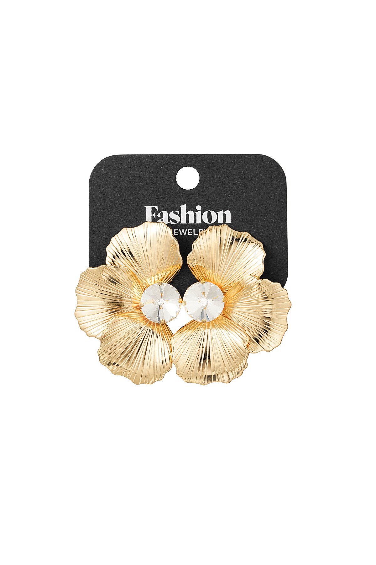 Lost flower earrings - Gold color h5 Picture3