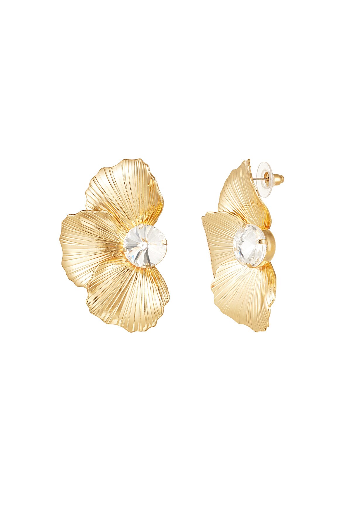 Lost flower earrings - Gold color h5 