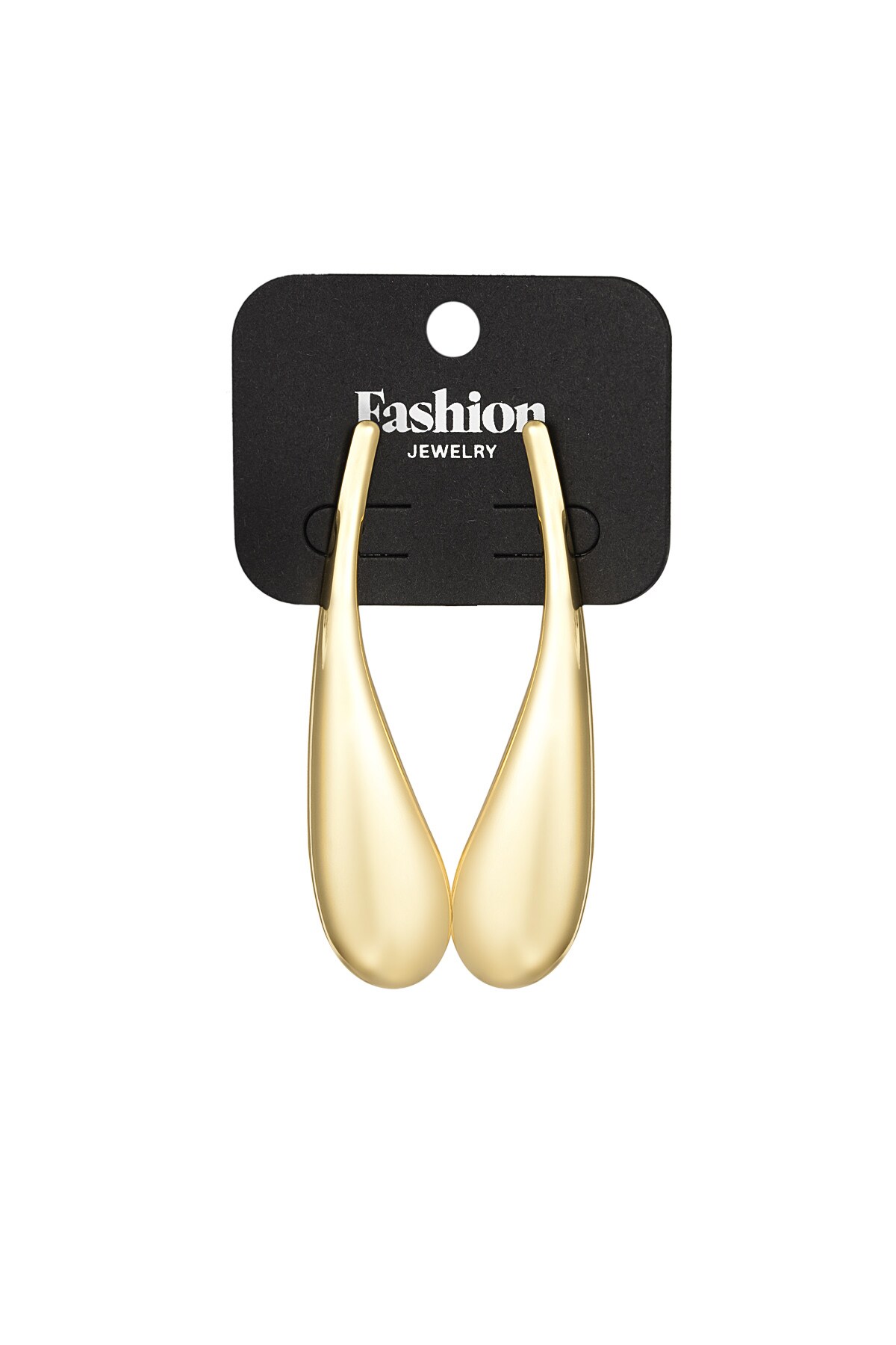 sleek drops earrings - Gold color h5 Picture3