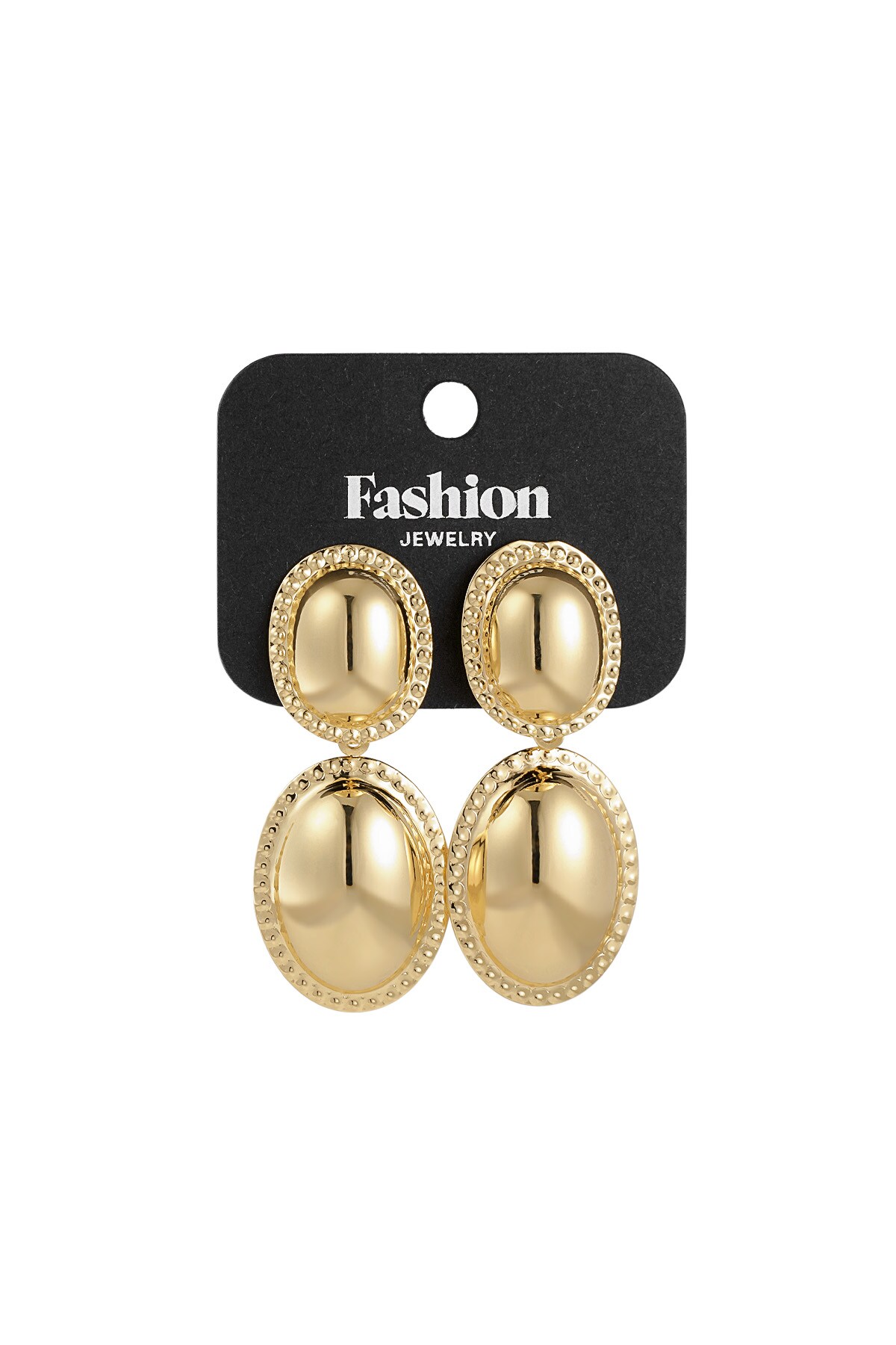 Double delight earrings - Gold color Picture3