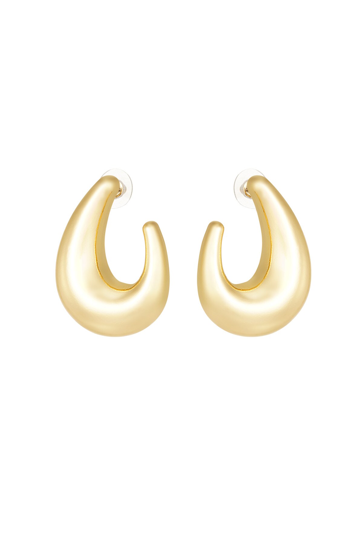 Elegant drop earrings - Gold color h5 