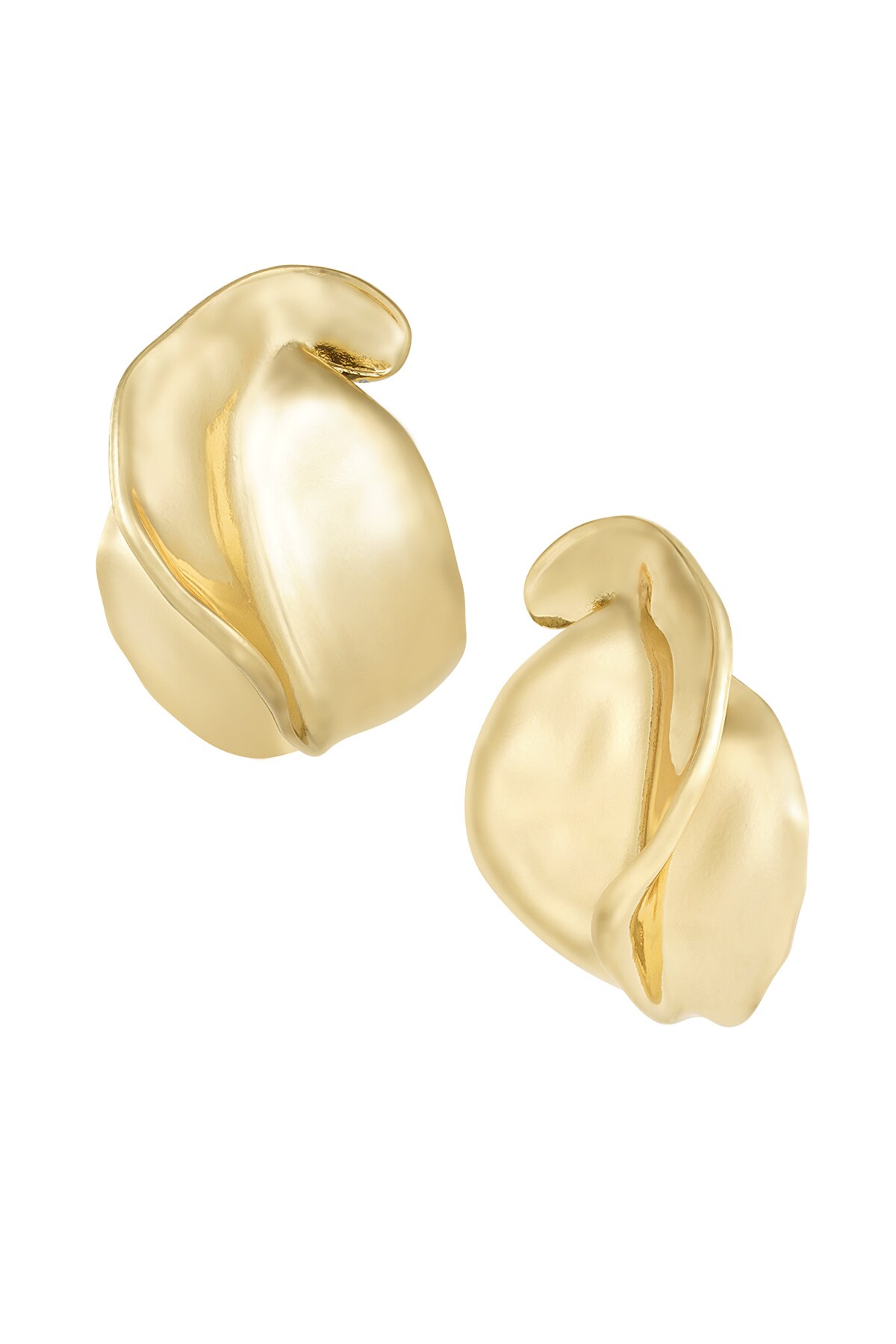 Refined beauty earrings - Gold color h5 