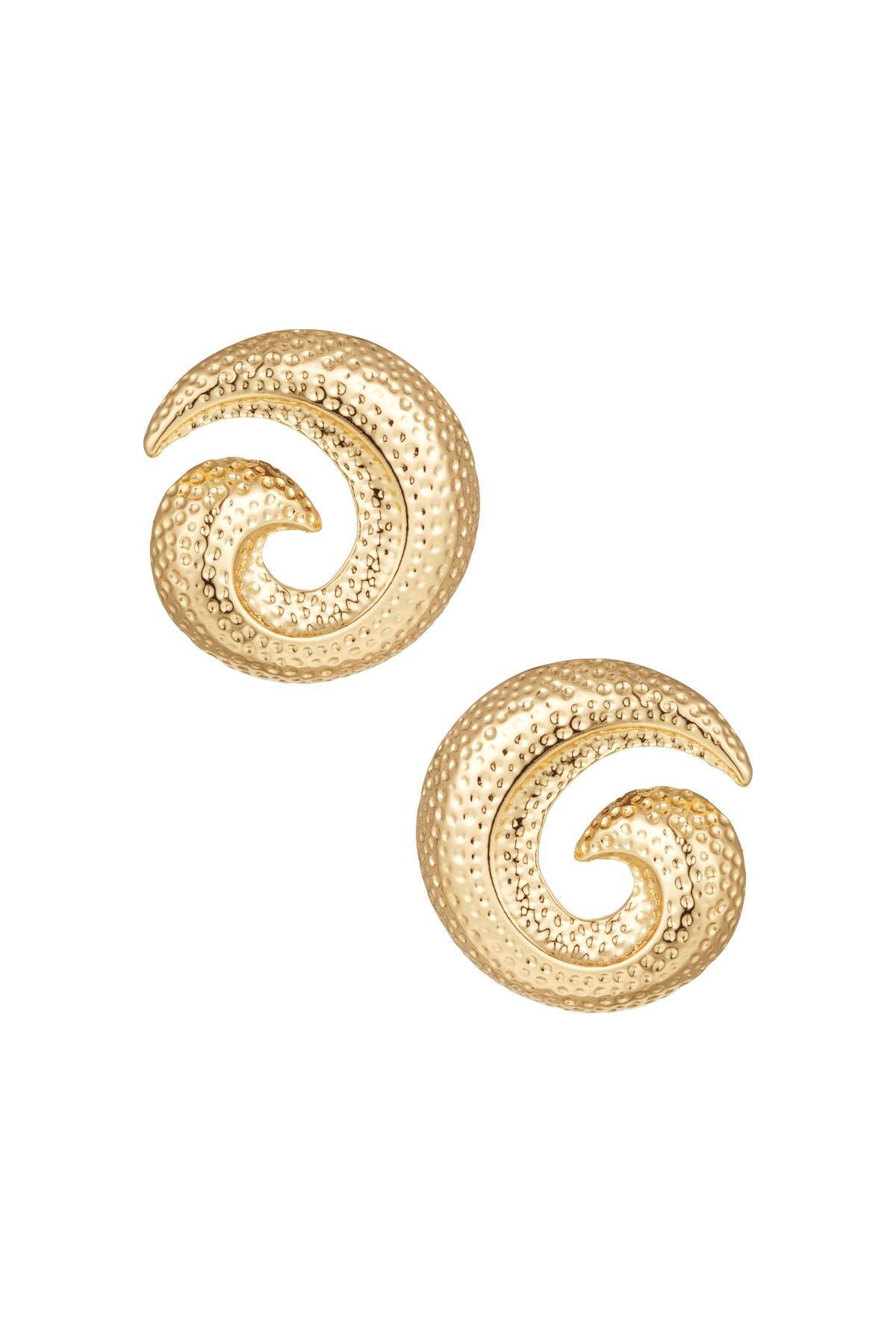 Chic cascade earrings - Gold color h5 