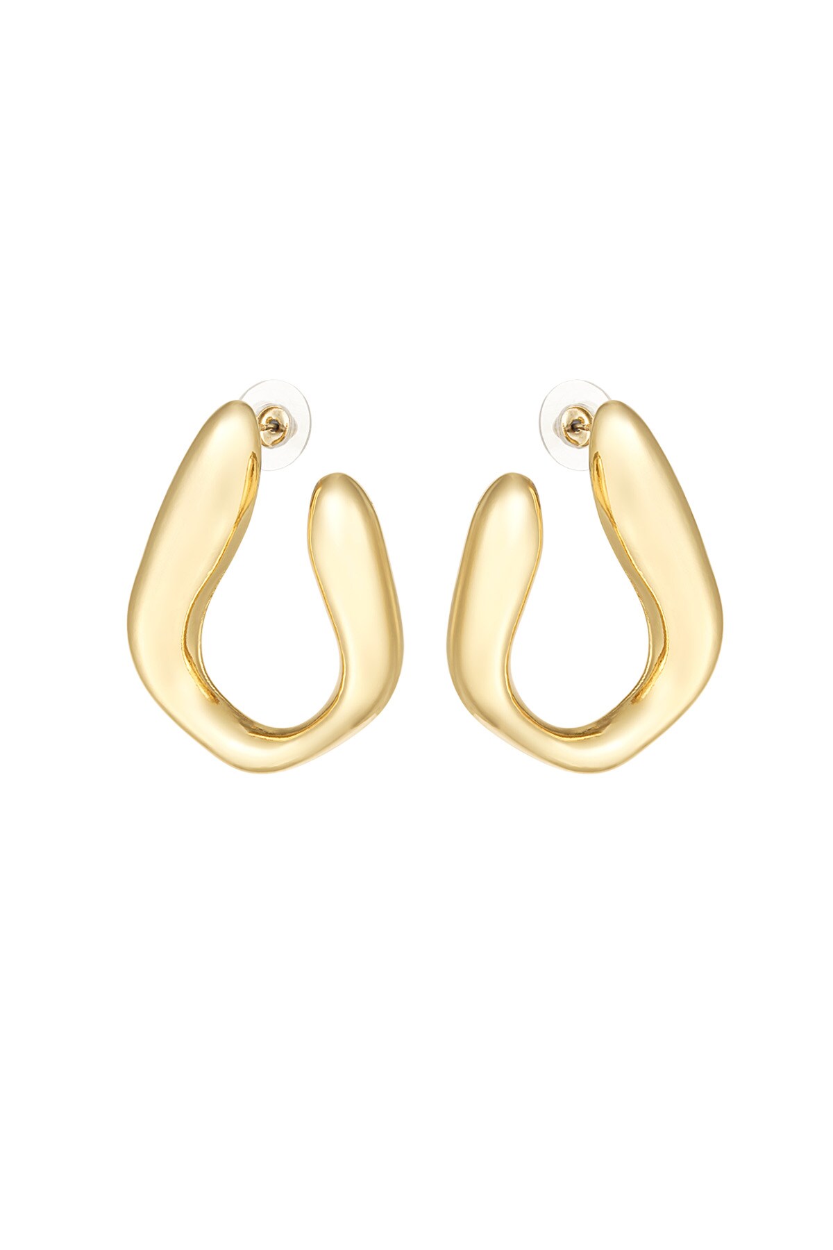 Twist & shout earrings - Gold color h5 