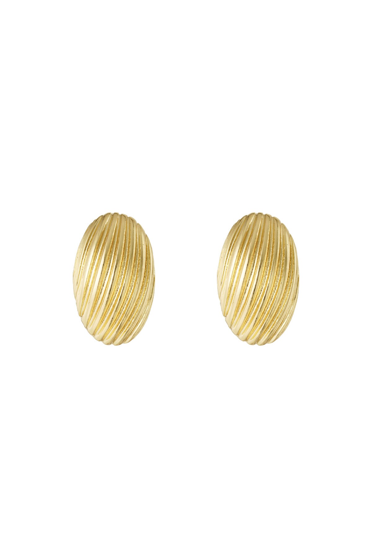 Royal glam earrings - Gold color h5 