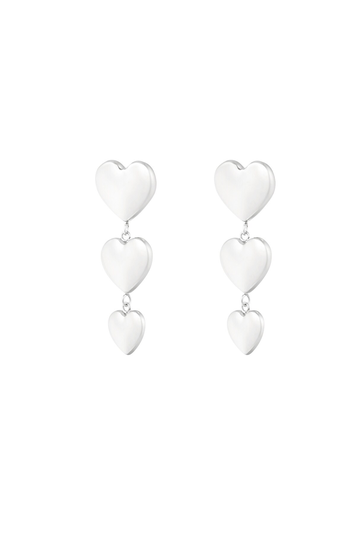 Romantic Vibes earrings - Silver color h5 