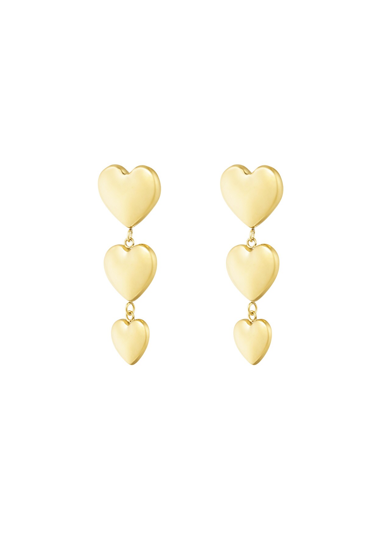 Romantic Vibes earrings - Gold color h5 