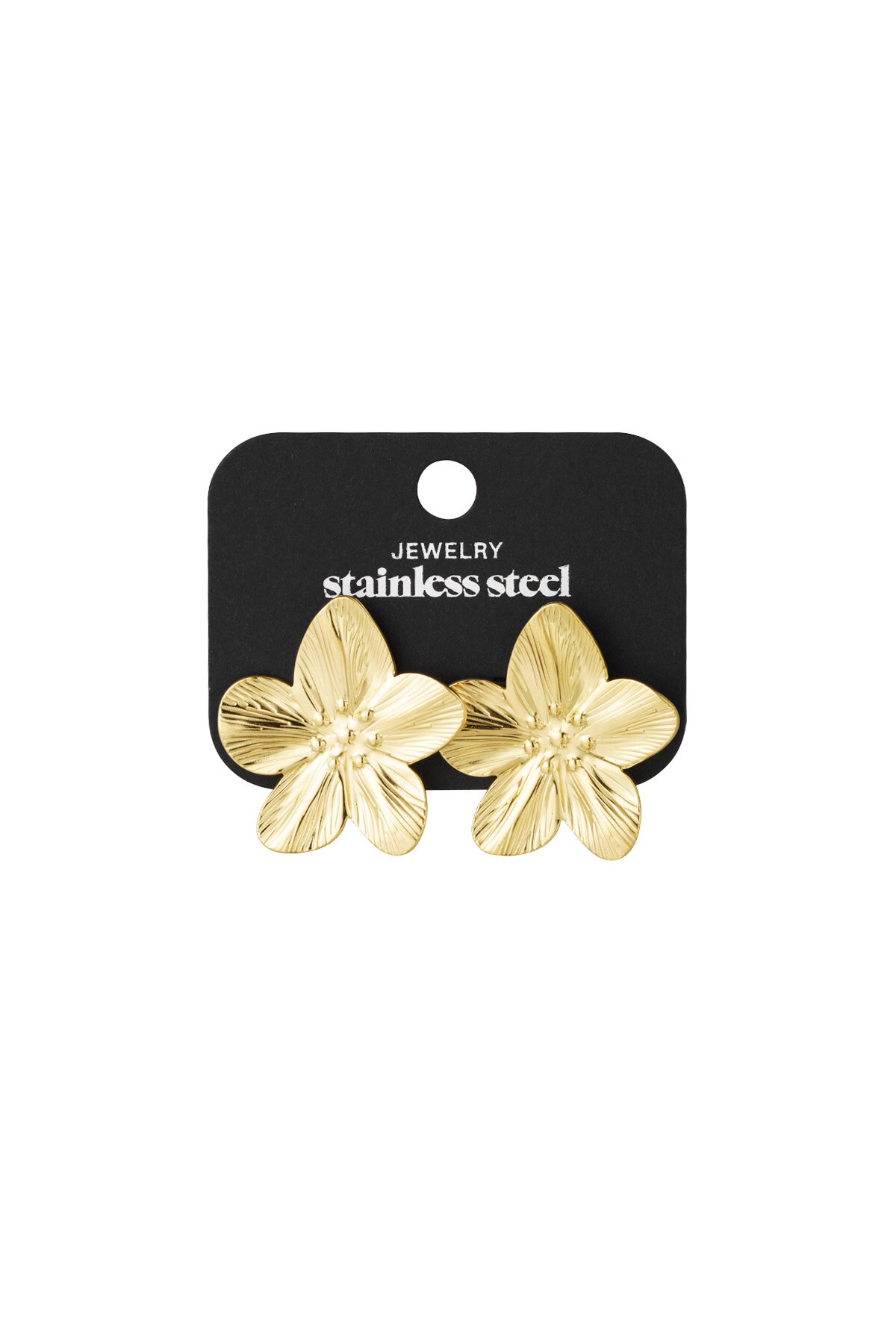 Earrings petal pop - Gold color h5 Picture3